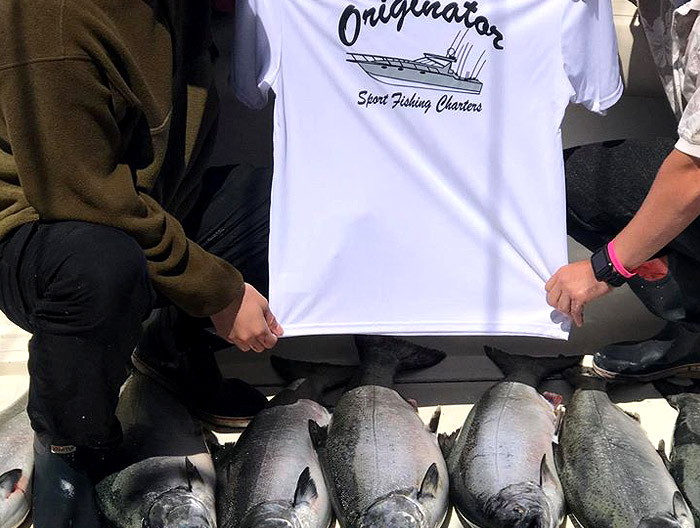 Originator Fishing Charter :: Terrific Catch on Lake Michigan from the Port of St. Joseph, Michigan!